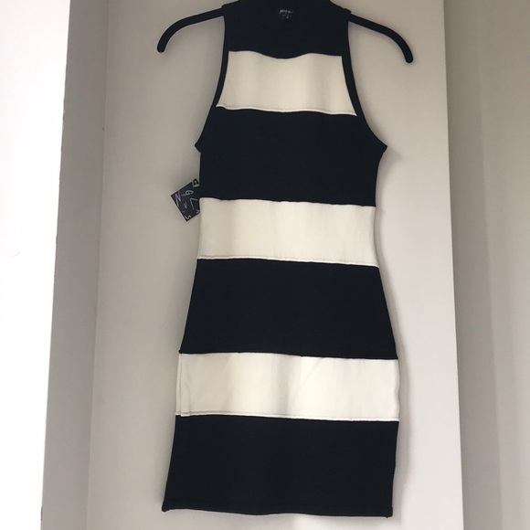 Nasty Gal Striped Body-con Dress - Picture 1 of 4